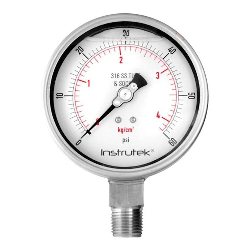 Manómetros de acero inoxidable premium - Serie 500