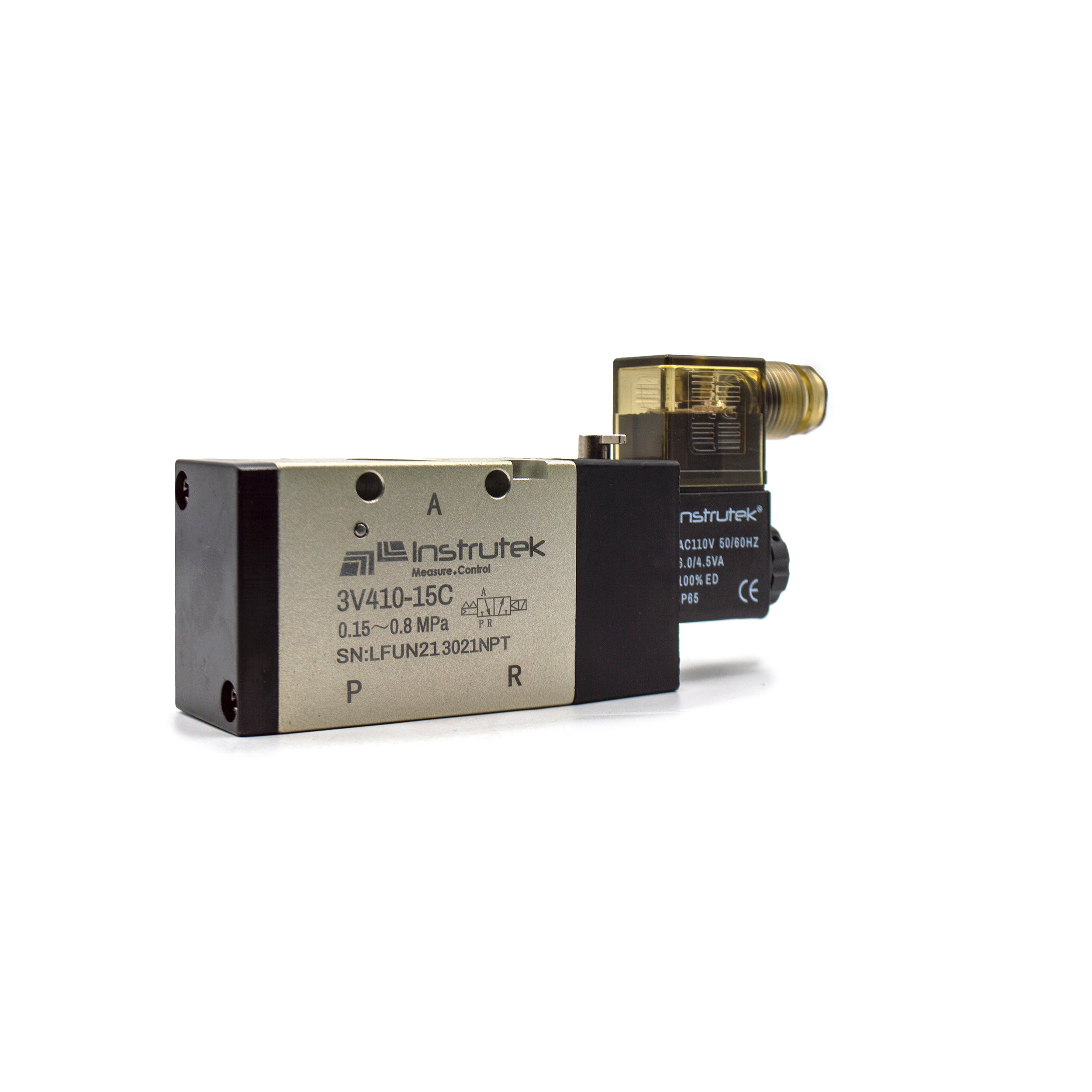 Electroválvula Neumática 5 Vías, 2 Posiciones, 1/2" NPT, 110V