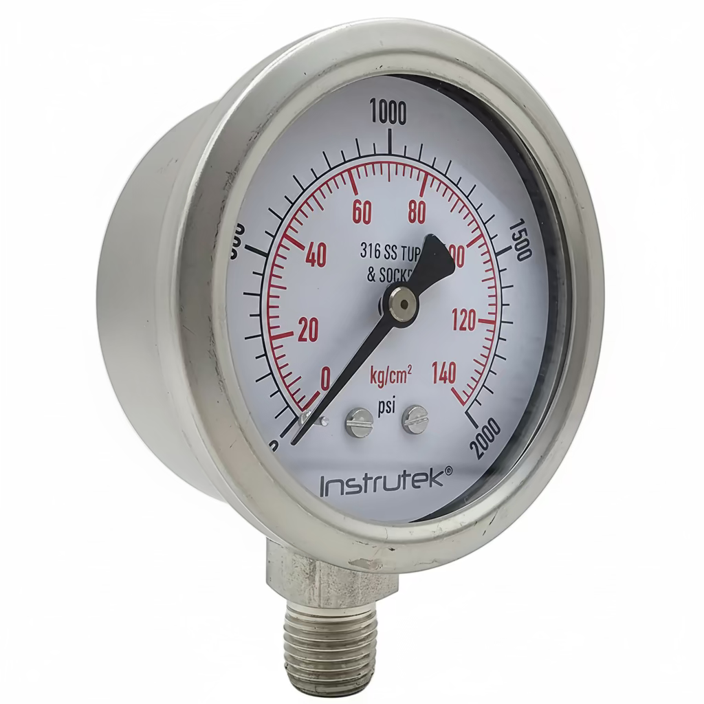 Manómetros de acero inoxidable premium - Serie 500