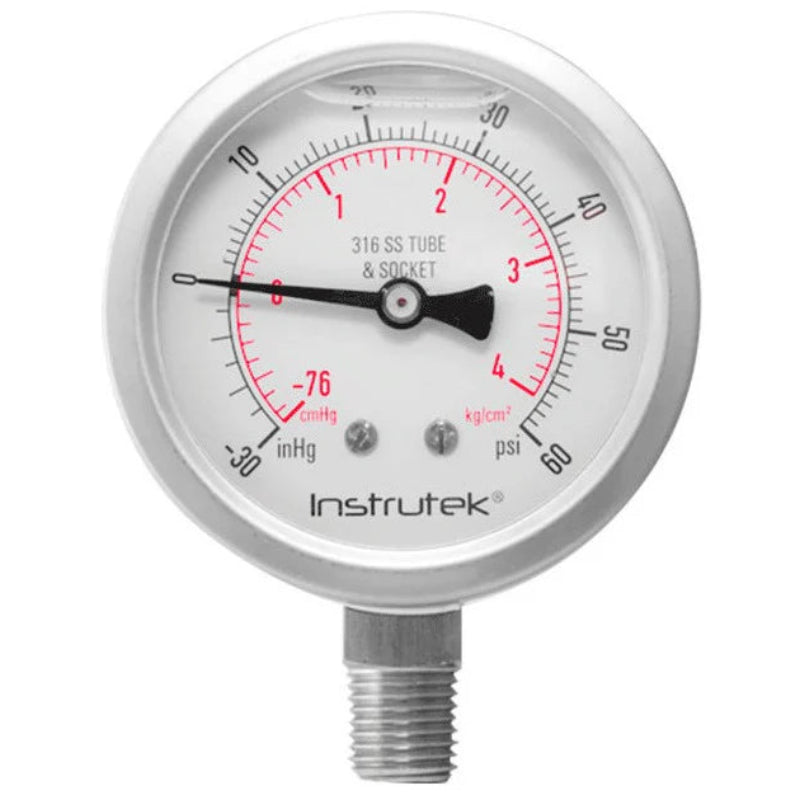 Manómetros de acero inoxidable premium - Serie 500