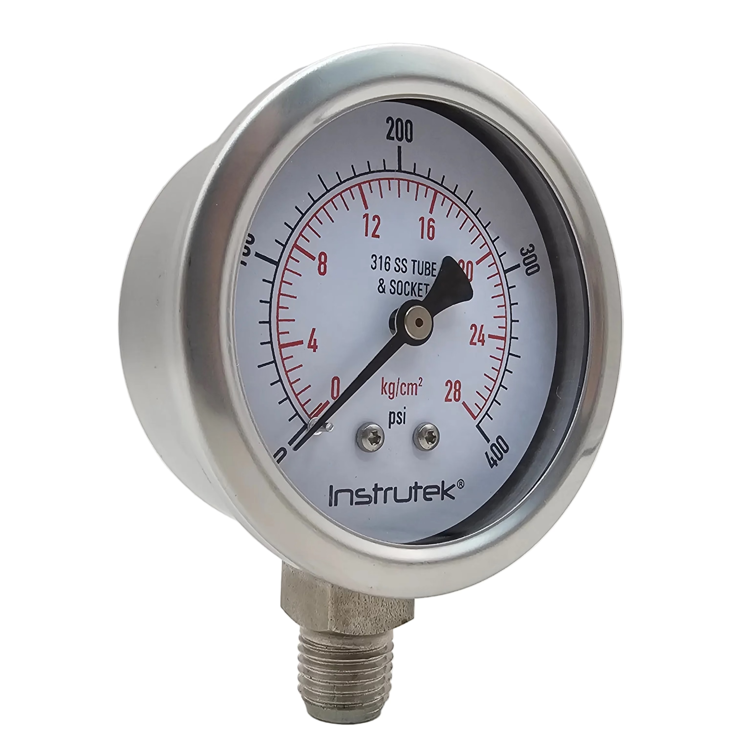 Manómetros de acero inoxidable premium - Serie 500