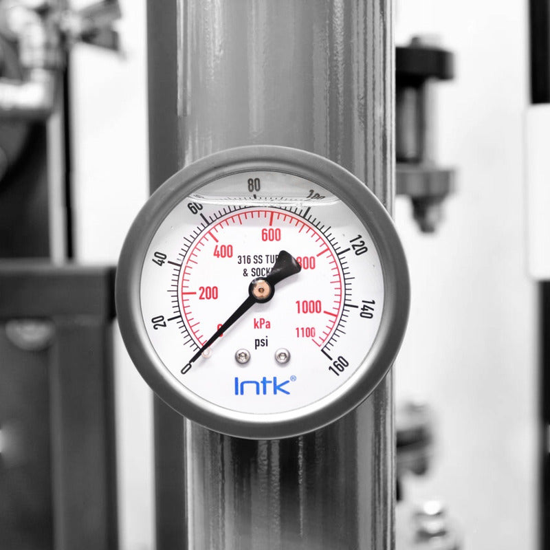 Manometer P/petrochemical Handling D/water 160 Psi Con. 1/4