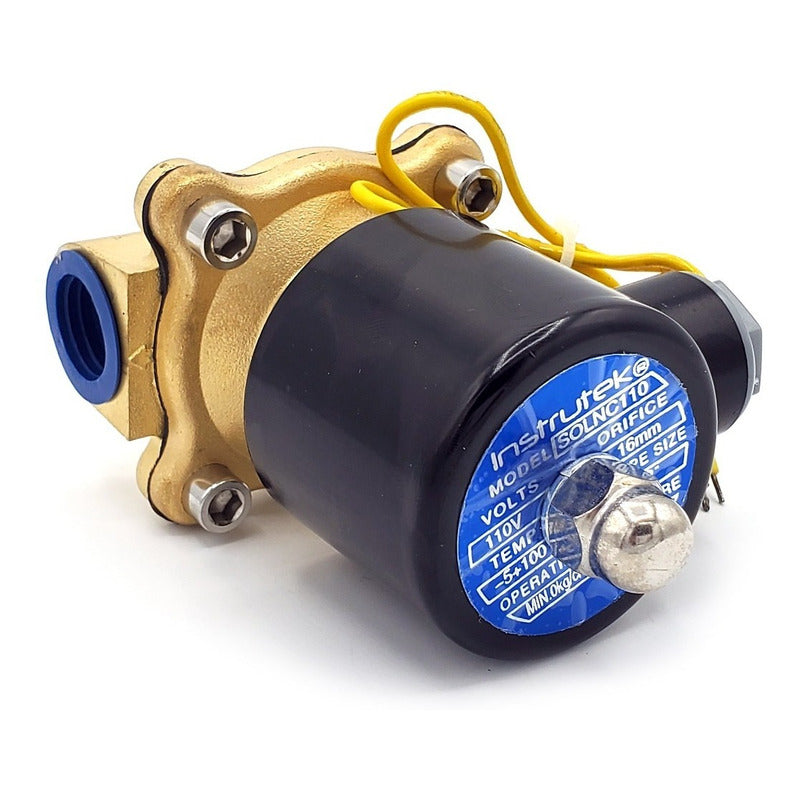 Válvula Solenoide / Electroválvula 1/2 Para Agua, Aire, Gas