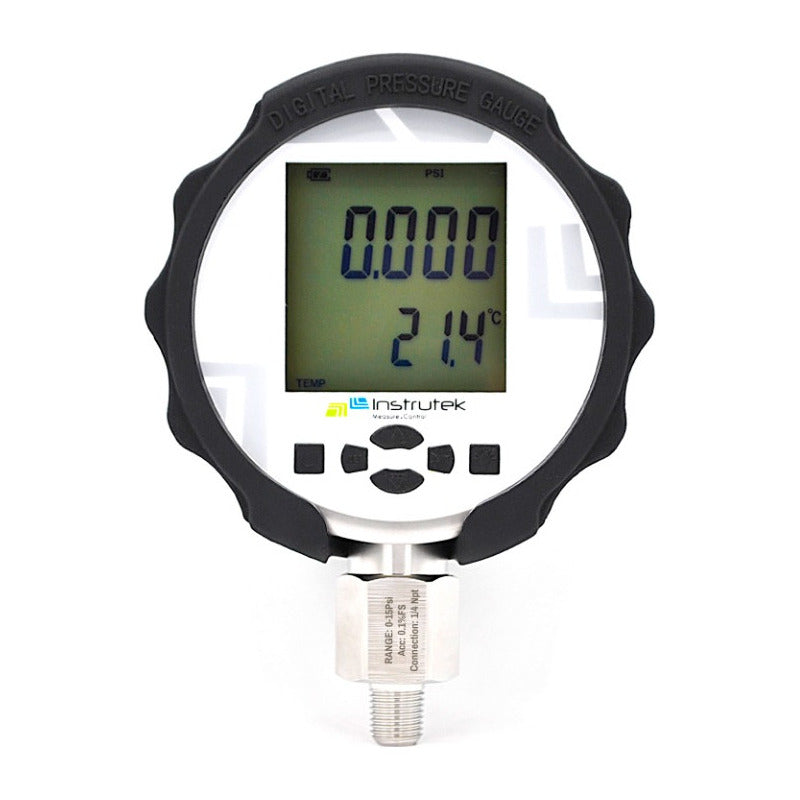 Digital LCD Pressure Gauge 15 Psi + 8 Units of Measurement
