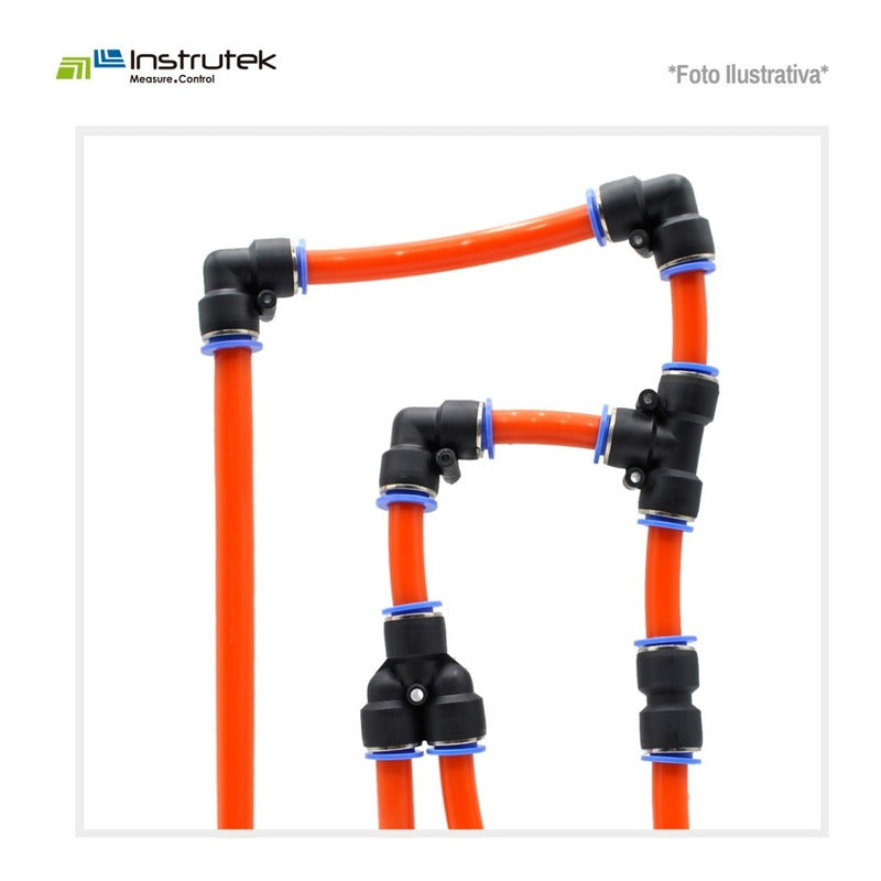 Orange Nylon Air Hose (tubing) 1/2 10 Mts