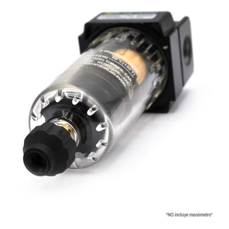 Filtro baja presión, 1/4" NPT, dren automático