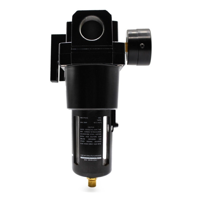 1 INCH Filter-Regulator-Lubricator for Compressor with Pressure Gauge