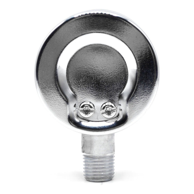 Manómetro 2", oxígeno medicinal, 1/4" NPT, inferior, 15 lpm