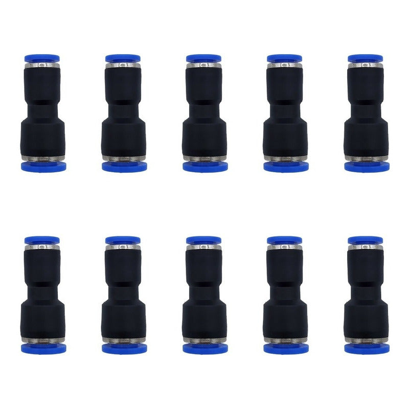 10 Pc Straight Pneumatic Reduction 6mm A 4mm