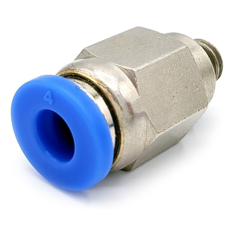 10 Pz De Conector/racor Rápido Neumático Recto M5 X 4mm