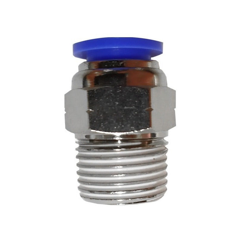 5 Pcs Straight Pneumatic Quick Connector/Fitting 3/8 Npt X 3/8