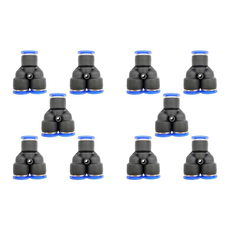 10 Pz Pneumatic Union Fitting Yee 1/2