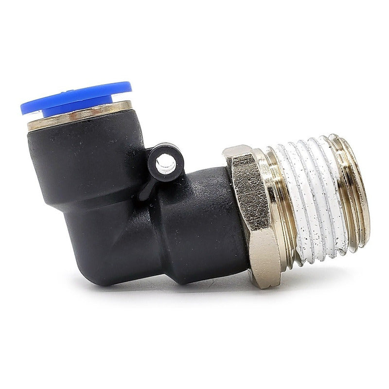 5 Pc of Pneumatic Quick Connector/Fitting Elbow 1/2 Npt X 10mm