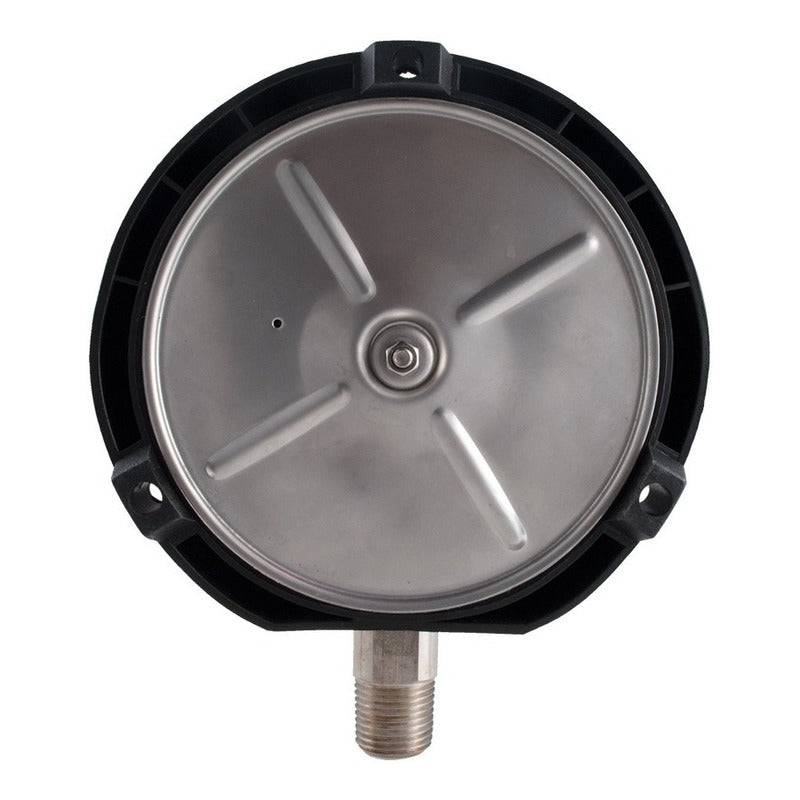 Vacuómetro 4.5", fenólico, 1/2" NPT, inferior, 30 Vac inHg-cmHg