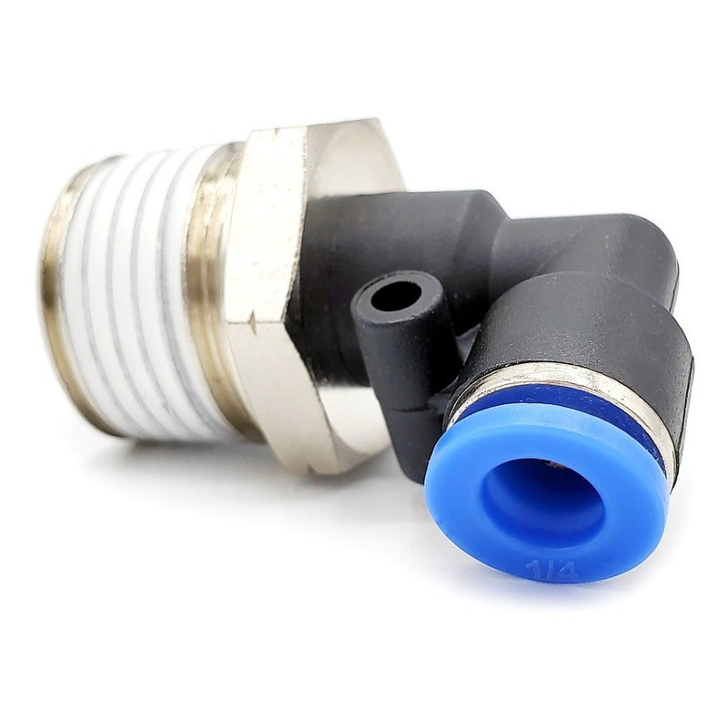 5 Pc of Pneumatic quick connector/fitting Elbow 1/2 Npt X 1/4