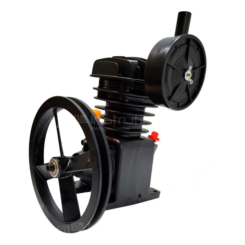 Bomba de aire baja presión - Pistones en línea - 3/4 H.P. - Polea 9"