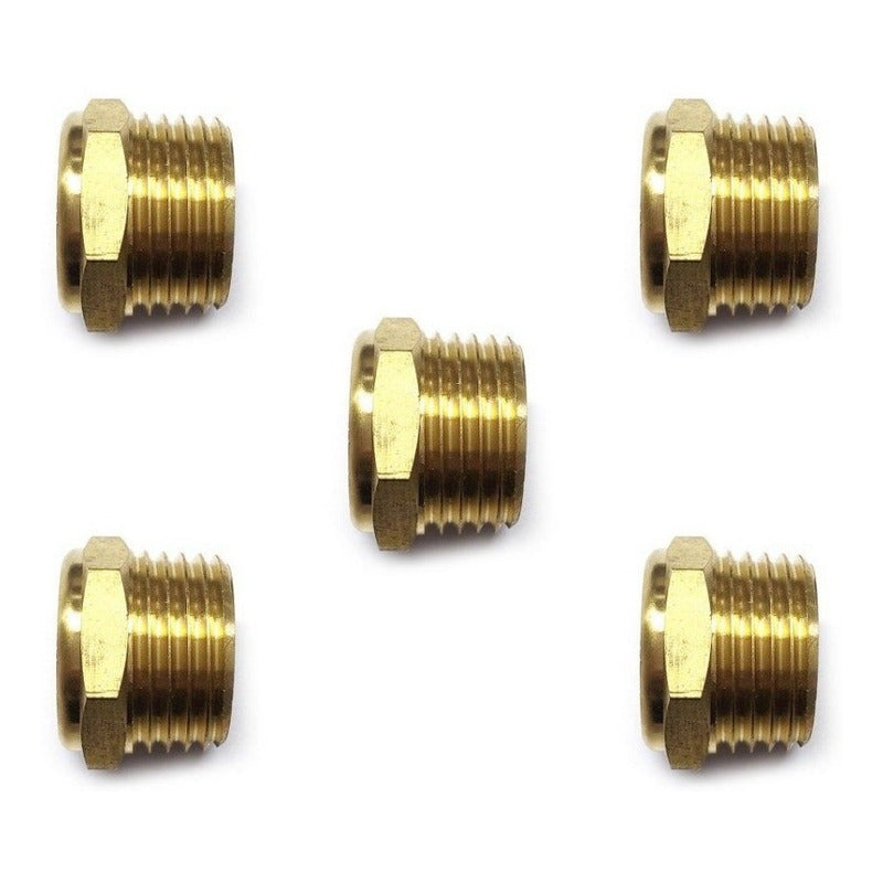 Bag of 5 Pcs Flat Pneumatic Silencer 1/2 Npt