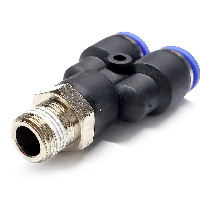 5 Pz De Conector/racor Rápido Neumático Yee 1/8 Npt X 6mm