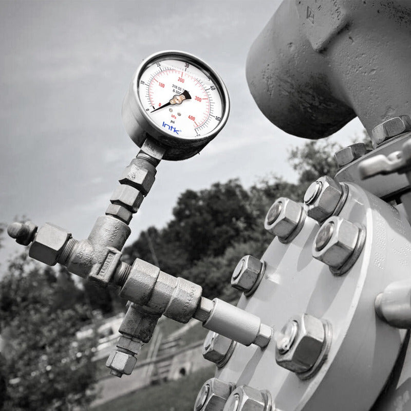 Pressure Gauge for Petrochemical and Water Handling, 4 PLG, 400 Kpa