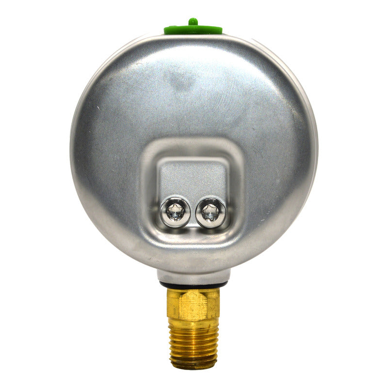 Manómetro 2.5", lleno de líquido premium, 1/4" NPT, inferior, 160 psi-kg/cm2