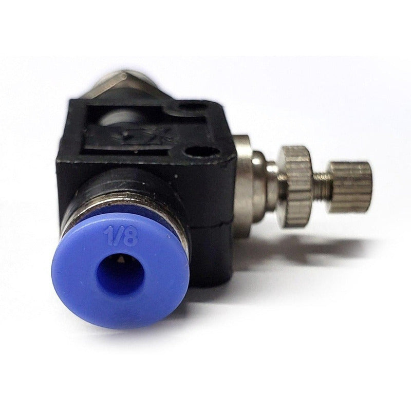 Regulador de flujo, 1/8" NPT x 1/8"