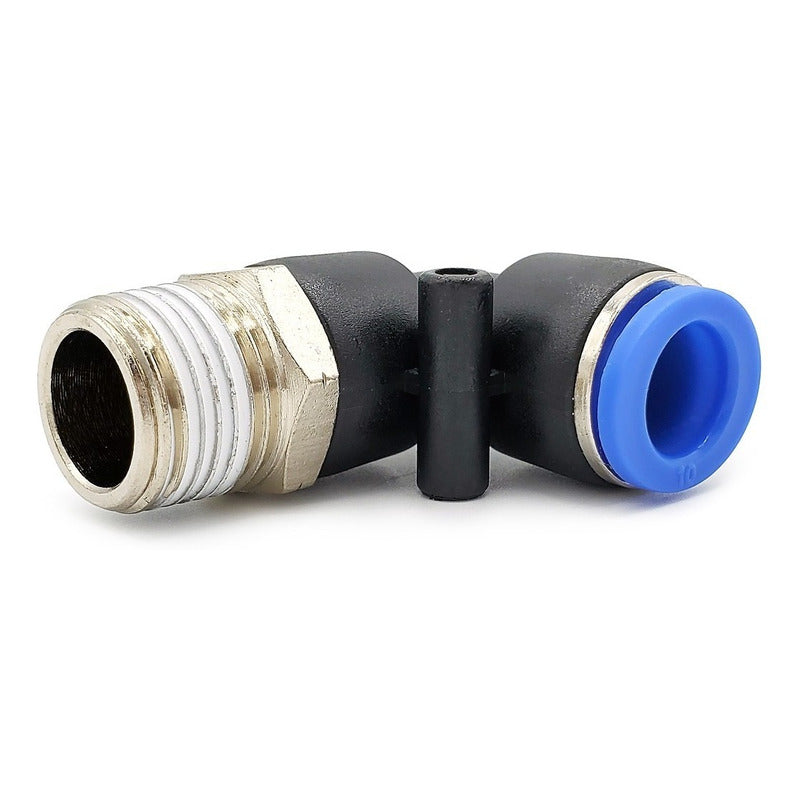 5 Pc Quick Pneumatic Connector/fitting Elbow 3/8 Npt X 10mm