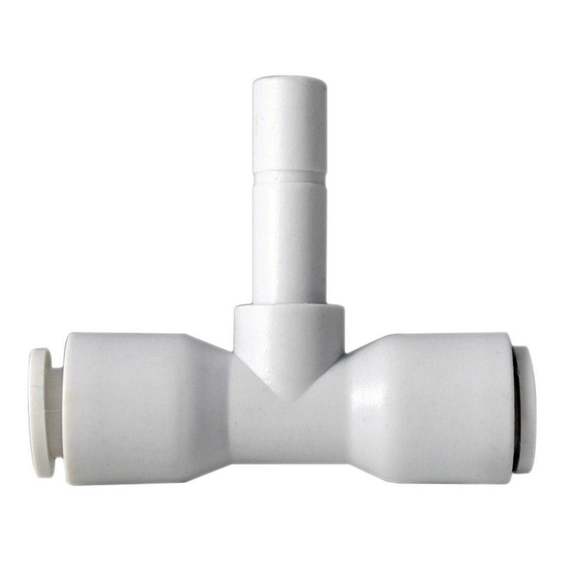10 Pz Tee Con Espiga Para Osmosis Inversa 1/4 X 1/4
