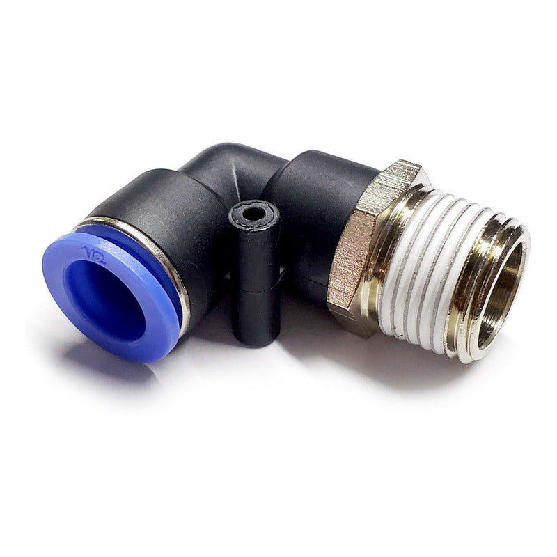 5 Pc of Pneumatic quick connector/fitting Elbow 1/2 Npt X 1/2