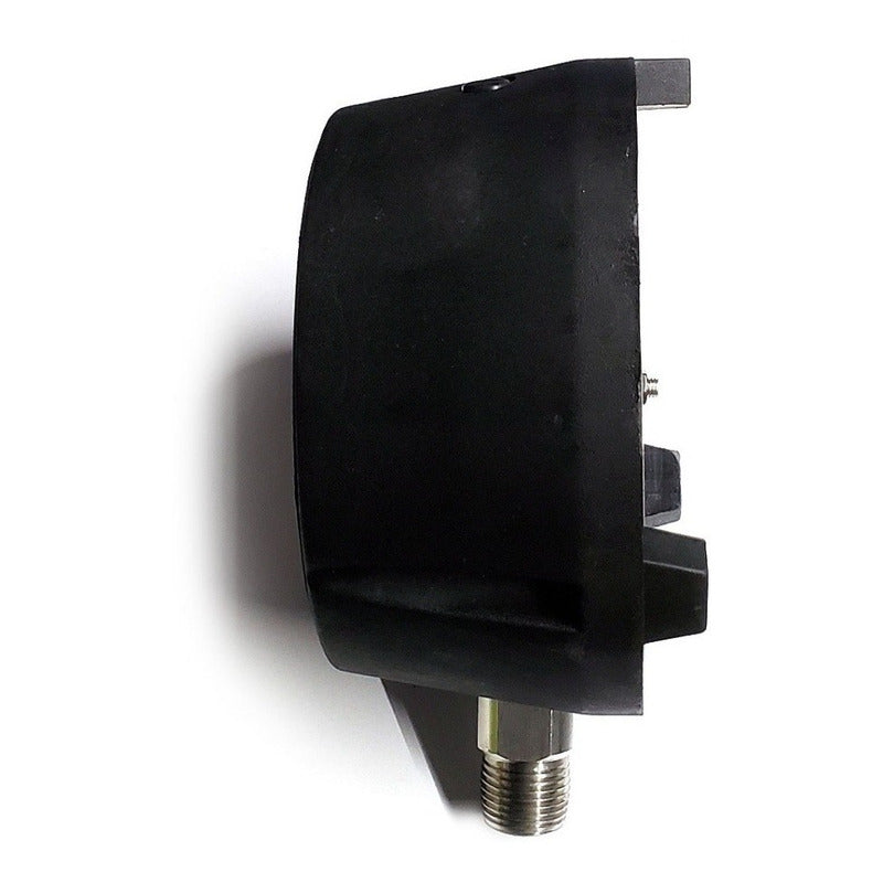 Manómetro 4.5", fenólico, 1/2" NPT, inferior, 2000 psi-kg/cm2