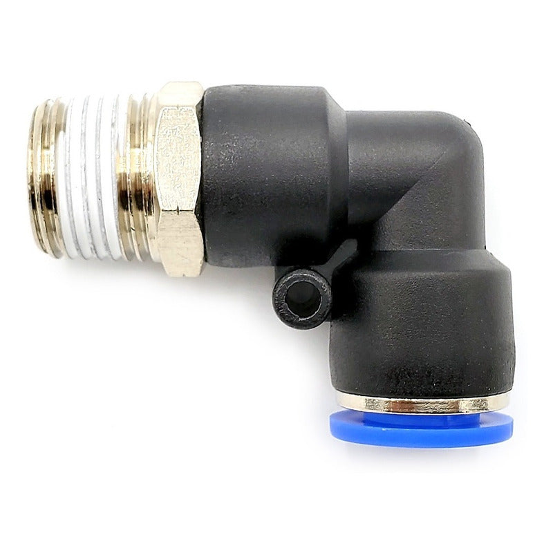 5 Pc Quick Pneumatic Connector/fitting Elbow 3/8 Npt X 10mm