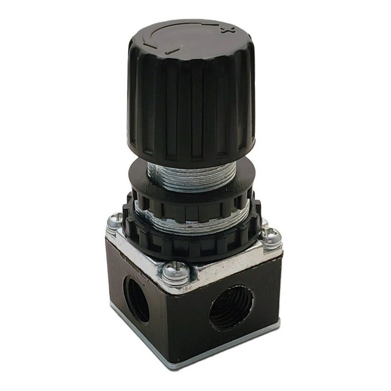 Regulador De Presión Neumático 1/4 120 Psi Con Manómetro