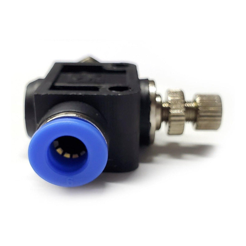 Straight Pneumatic Flow Regulator/Connector 1/8 Npt X 6mm