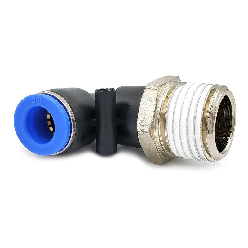 5 Pc of Pneumatic quick connector/fitting Elbow 1/2 Npt X 3/8