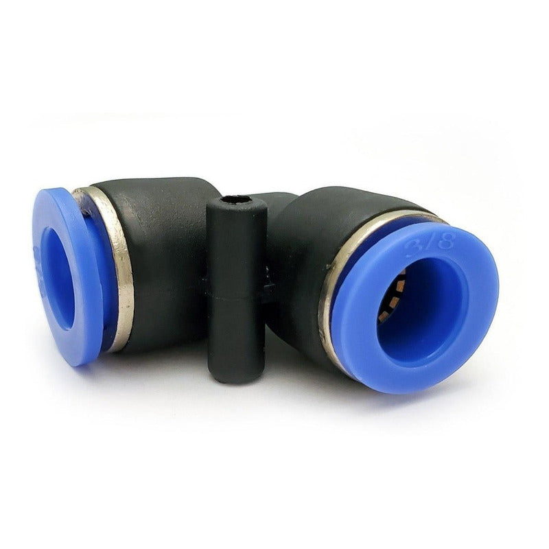 5 Pz Racor Unión Neumático En Codo 3/8 X 3/8