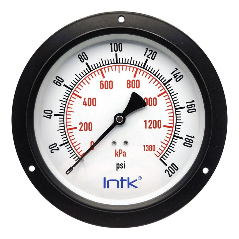 Pressure Gauge For Compressor Dial 6 PLG 200 Psi (air, Gas)