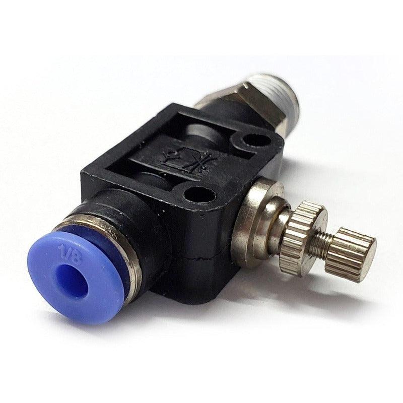 Regulador de flujo, 1/8" NPT x 1/8"