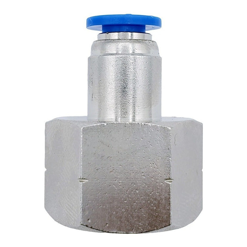 5 Pz De Conector/racor Neumático Recto Hembra 1/2 Npt X 6mm