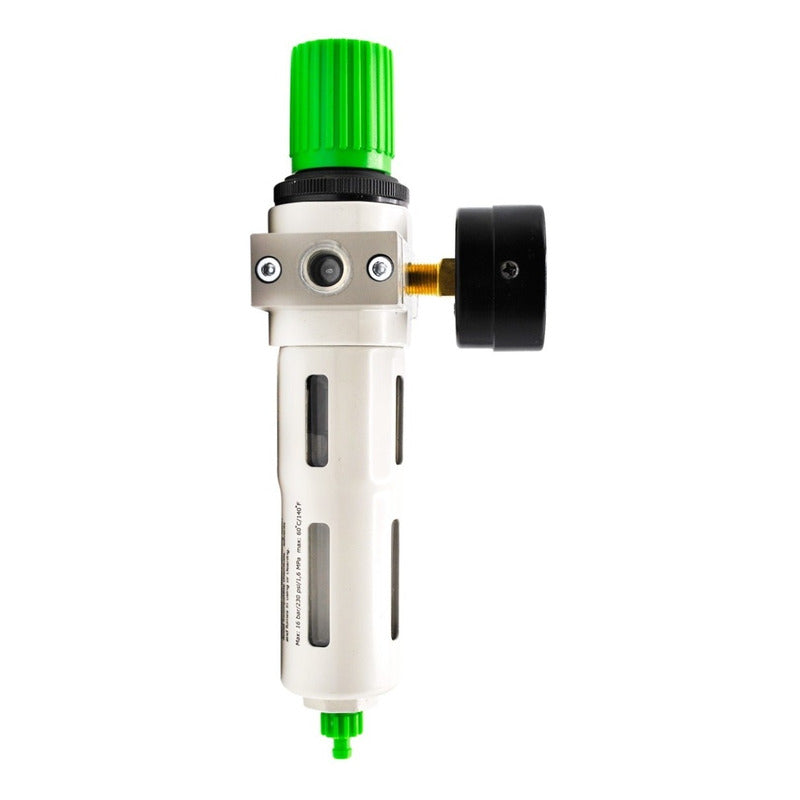 1/4 High Pressure Filter-Regulator for Compressor with Pressure Gauge