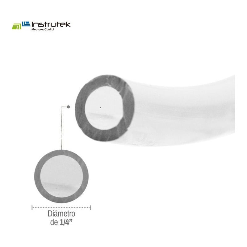 Transparent Polyurethane Air Hose 1/4 200 Mts
