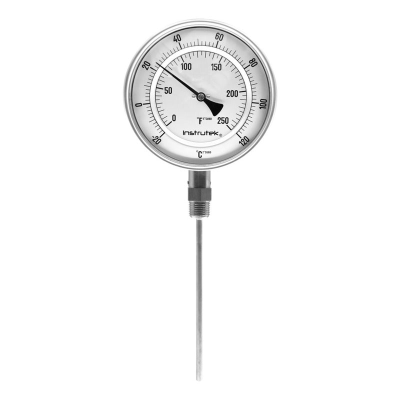 Oven Thermometer 6 PLG -20 A 120°c Stem 9 Thread 1/2 Npt