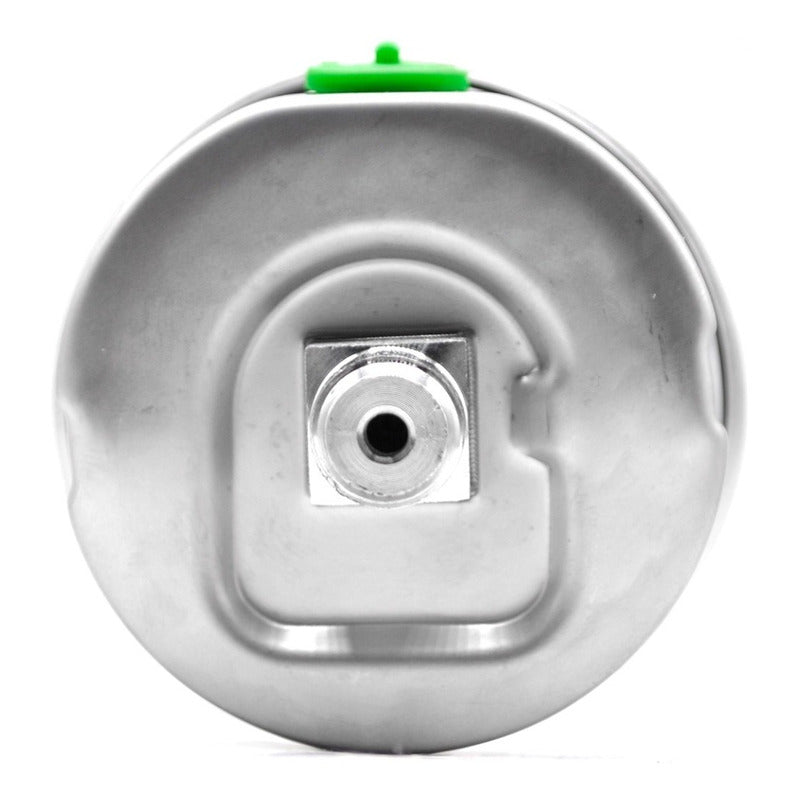 Manovacuómetro 2.5", acero inoxidable, 1/4" NPT, posterior, 30 Vac inHg-cmHg, 160 psi-kg/cm2