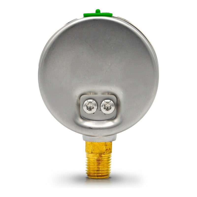 Stainless Steel Glycerin Pressure Gauge 2.5 IN, 300 Psi (air, water)