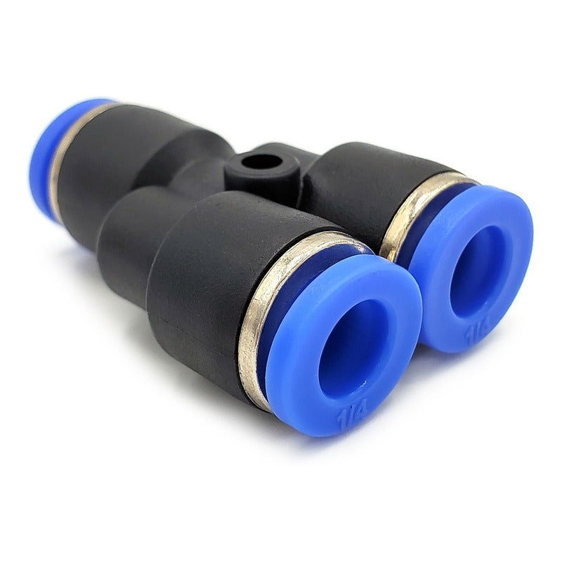 10 Pz Pneumatic Union Fitting Yee 1/4