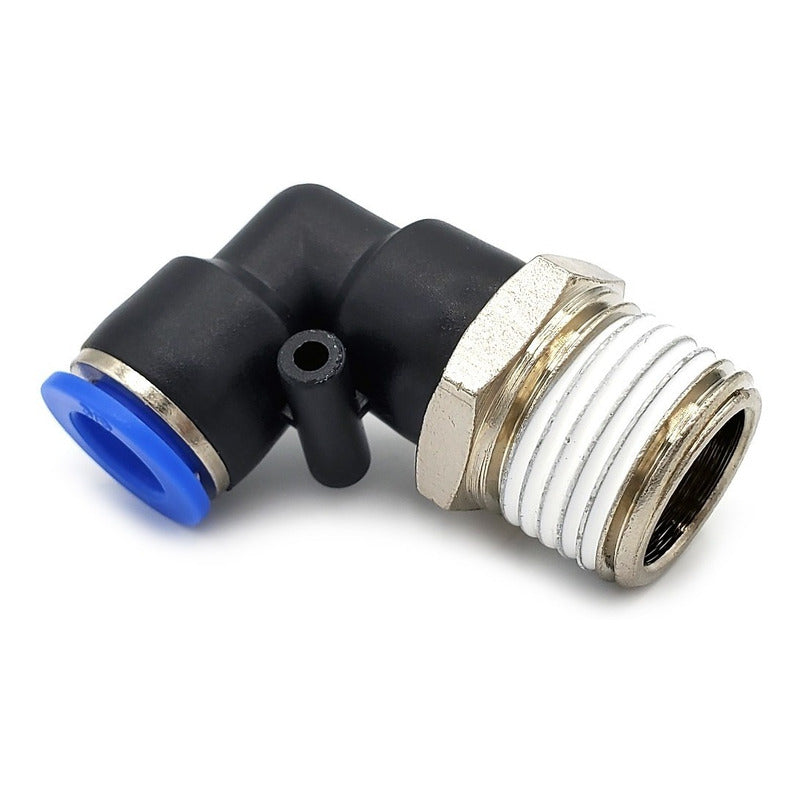 5 Pc of Pneumatic quick connector/fitting Elbow 1/2 Npt X 3/8