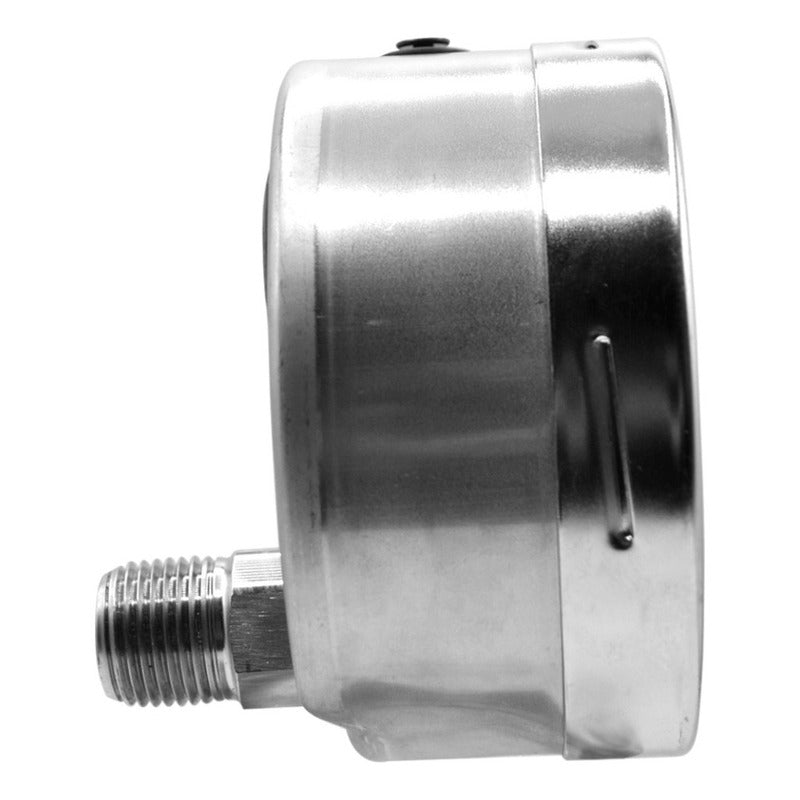 Noshok 4 PLG Stainless Steel Pressure Gauge, 30 Psi, Conx. Later