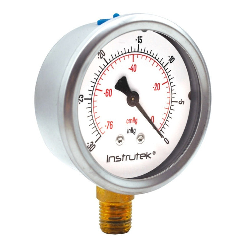 Vacuum Gauge With Glycerin 2.5 PLG, -30 Inhg (Vacuum equipment)