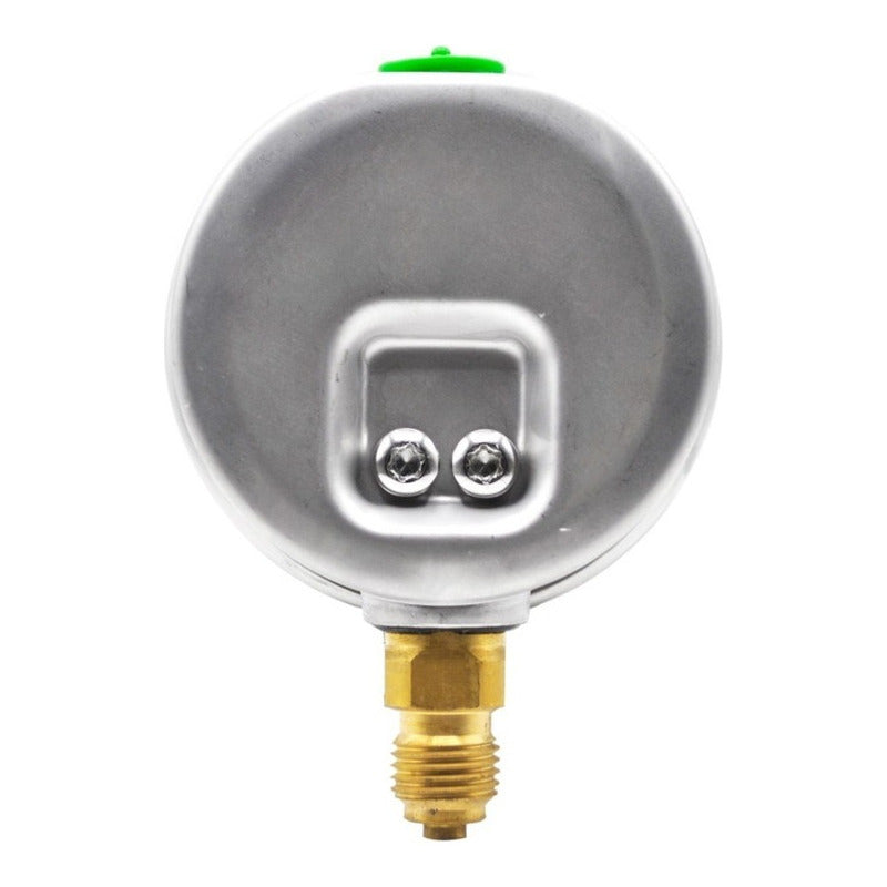 Manómetro 2.5", lleno de líquido premium, 1/4" BSPP, inferior, 400 bar-psi