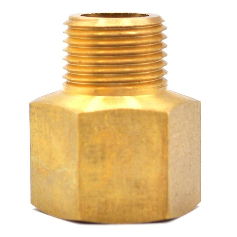 Adapter Made Of Brass From 1/2 Npt To 3/8 Npt 5 Pcs
