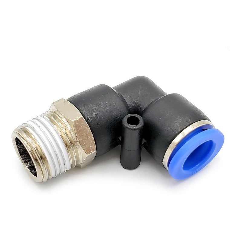 5 Pc Quick Pneumatic Connector/fitting Elbow 3/8 Npt X 10mm