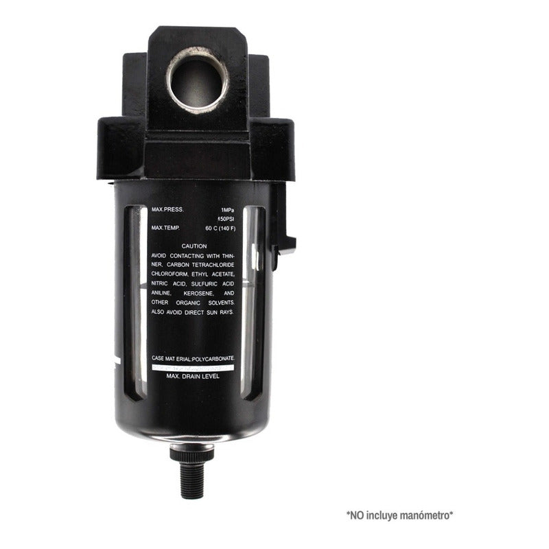 Filtro baja presión, 1/2" NPT, dren automático